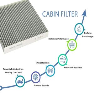 Cabin Filter AC Filter For Aura